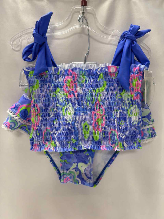 Blueberry Bay Size 5T Blue Swimsuit- 2pc