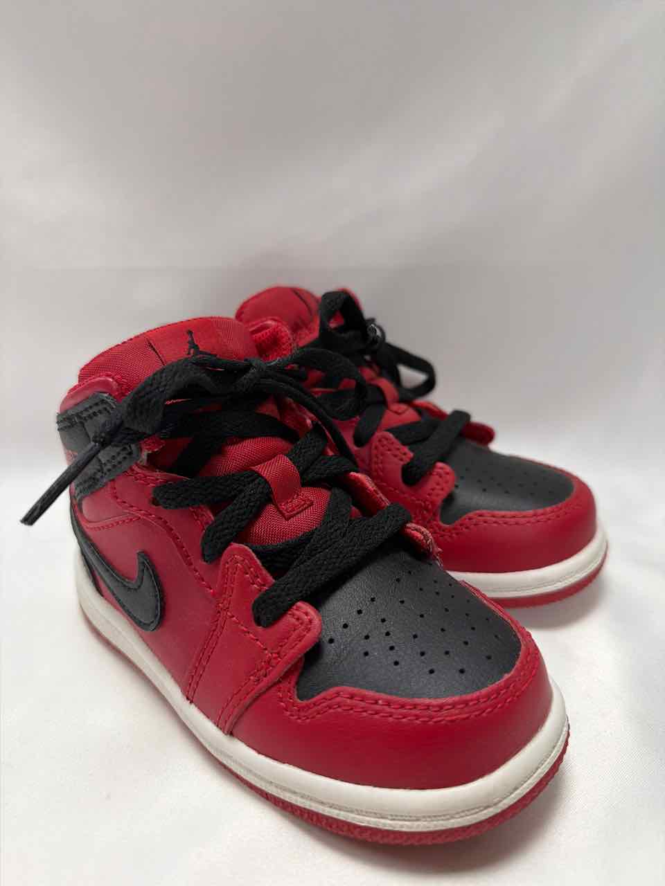Jordan Shoe Sizes 7C Red Gently Used Shoes- Casual