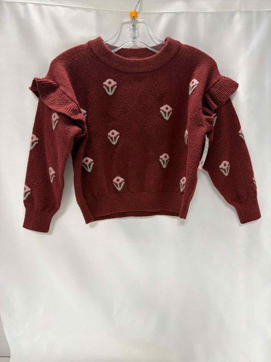 Little Co. Size 2T Burgundy Sweater
