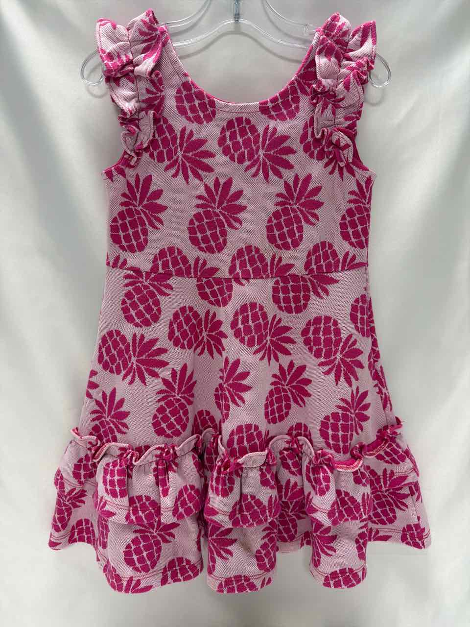 Janie and Jack Size 4 Fuchsia Gently Used Dress- Casual