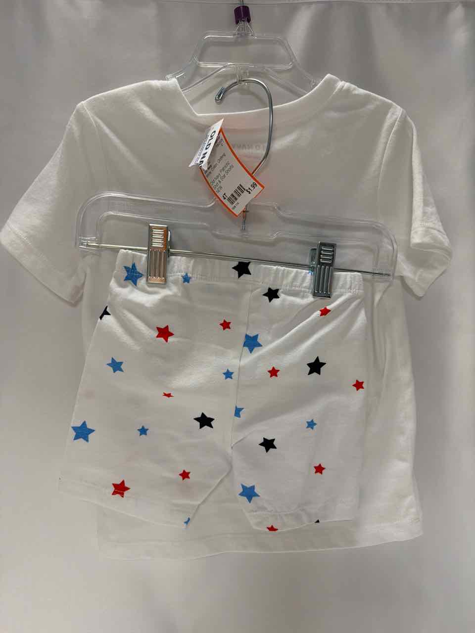 Old Navy Size 4T White Outfit -2pc