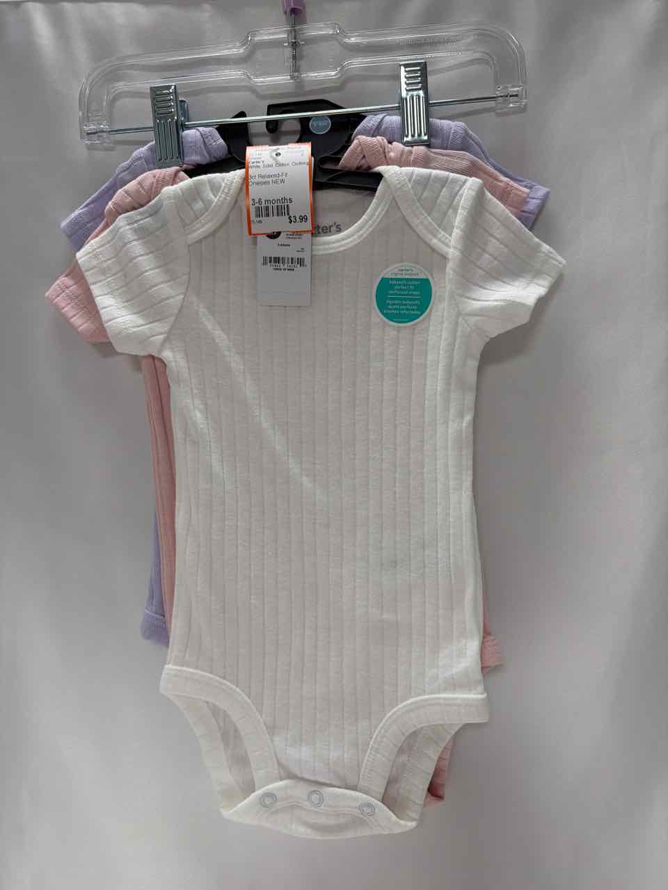 Carter's Size 3-6 months White Onesie