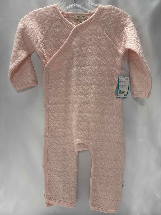 Burt's Bees Baby Size 3-6 months Pink Footie