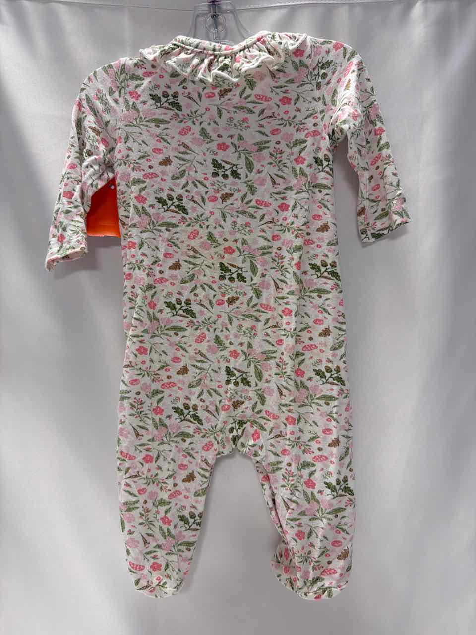 Baby Essentials Size 3 Months White Footie