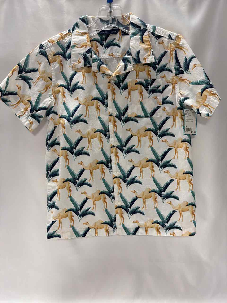 Janie and Jack Size 6 White Shirt- Casual