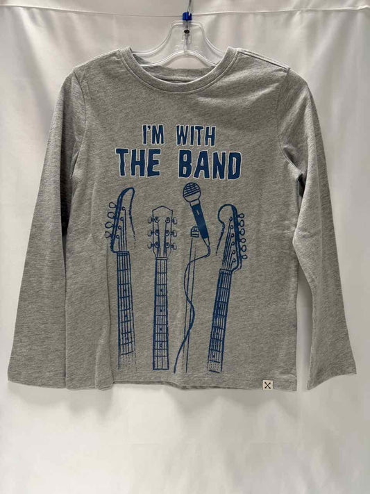 Land's End Size 6/7 Gray New With Tags Shirt- Casual