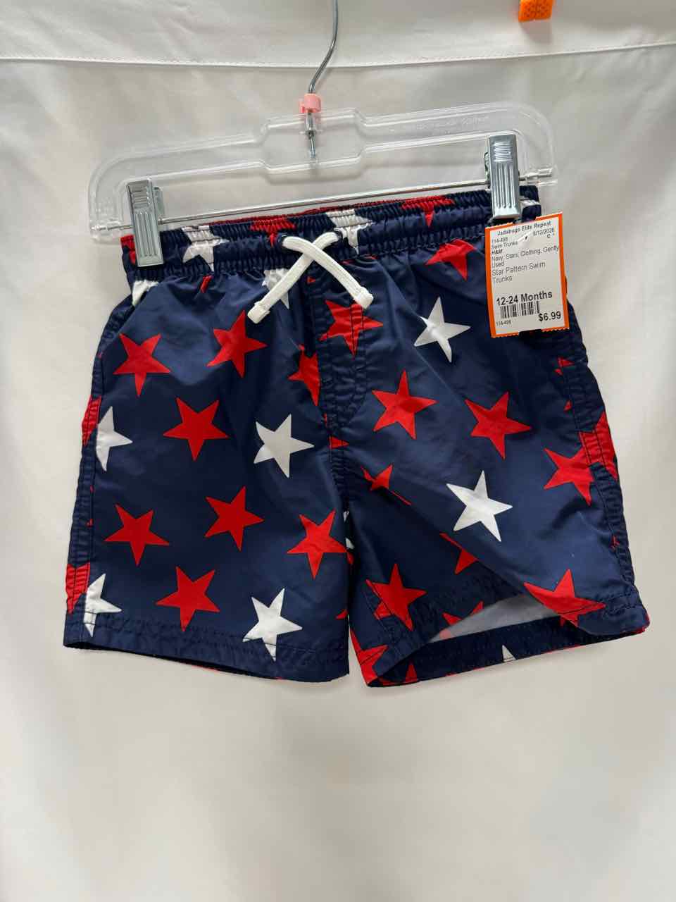 H&M Size 12-24 Months Navy Gently Used Swim Trunks