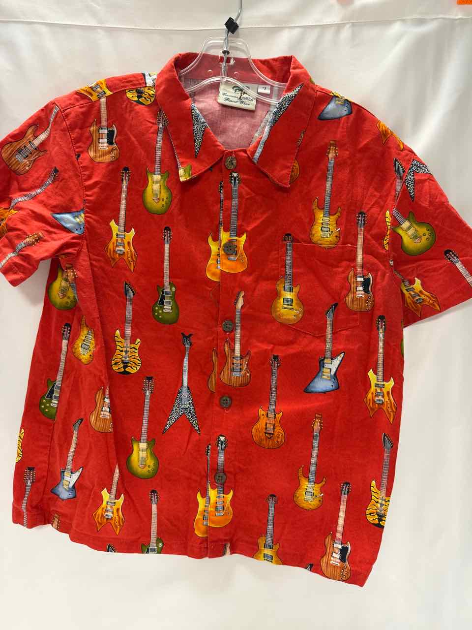 Size 7 Red Gently Used Shirt- Casual