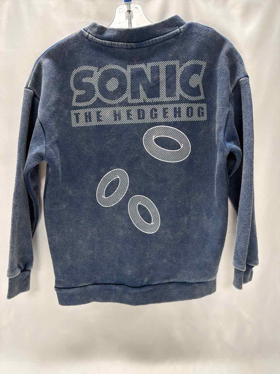 Sonic The Hedgehog Size 6/7 Navy Sweatshirt