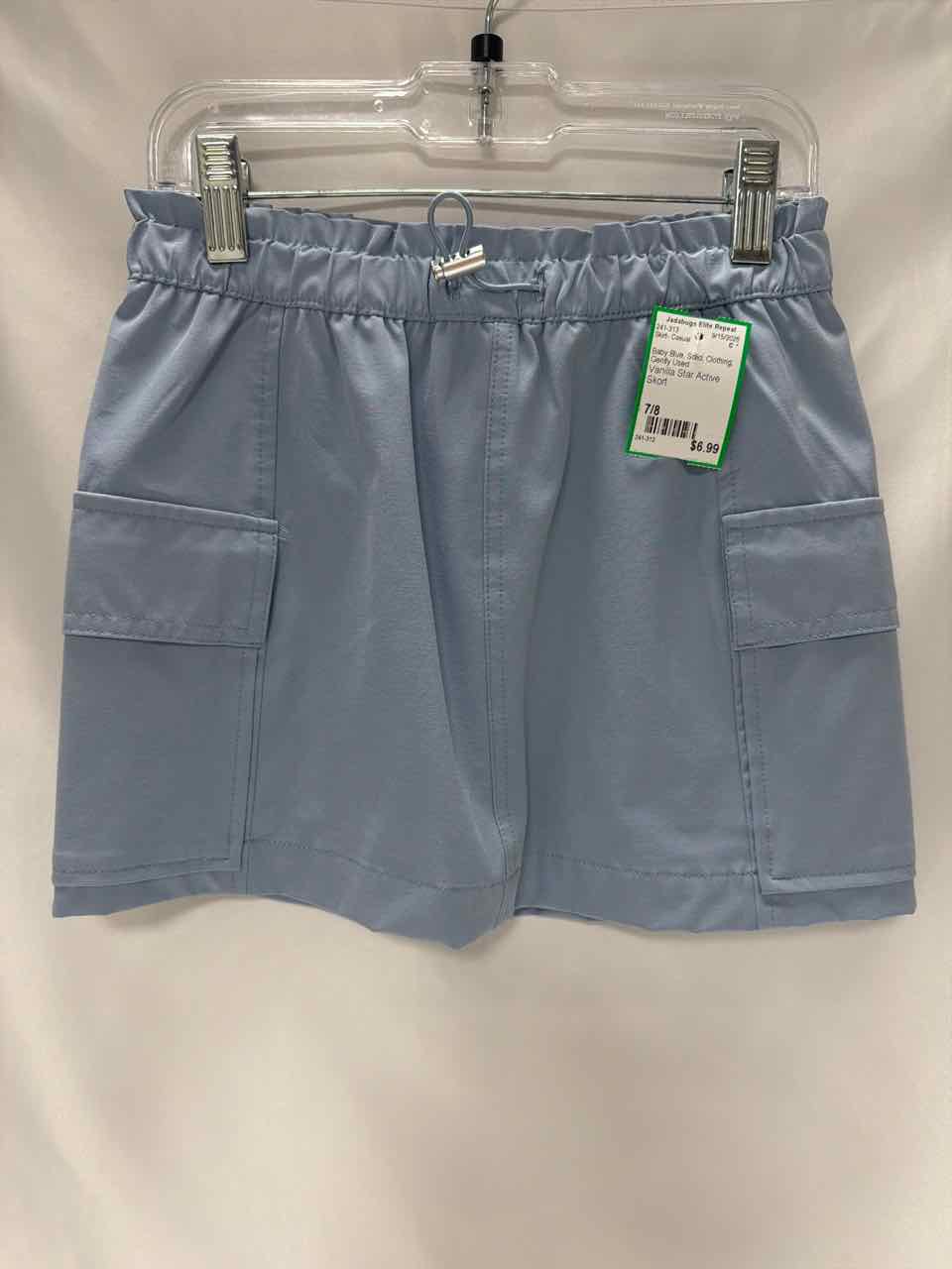 Size 7/8 Baby Blue Gently Used Skirt- Casual