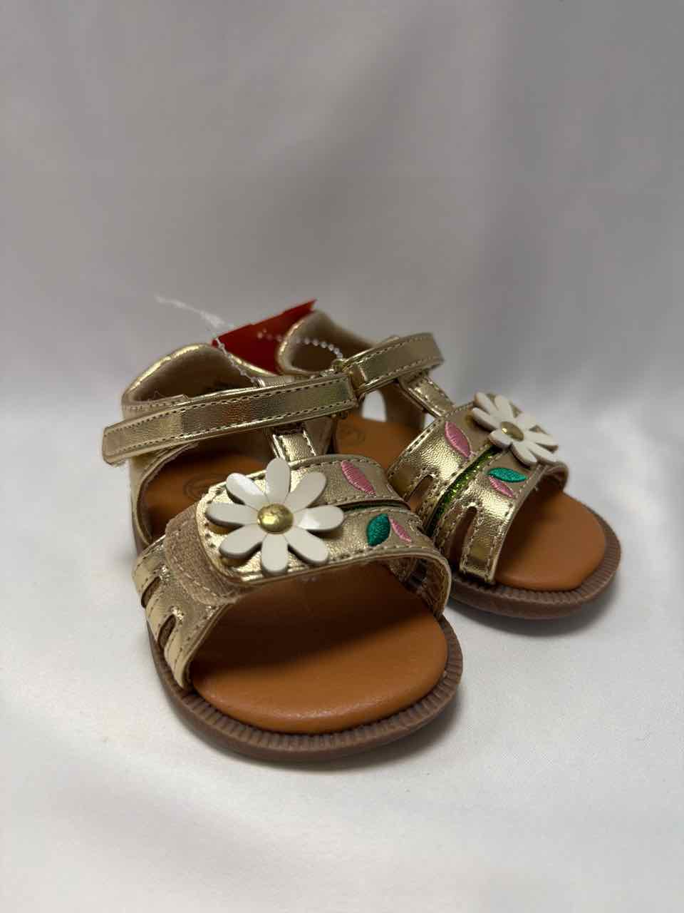 Wonder Nation Shoe Sizes 3C Gold Sandals