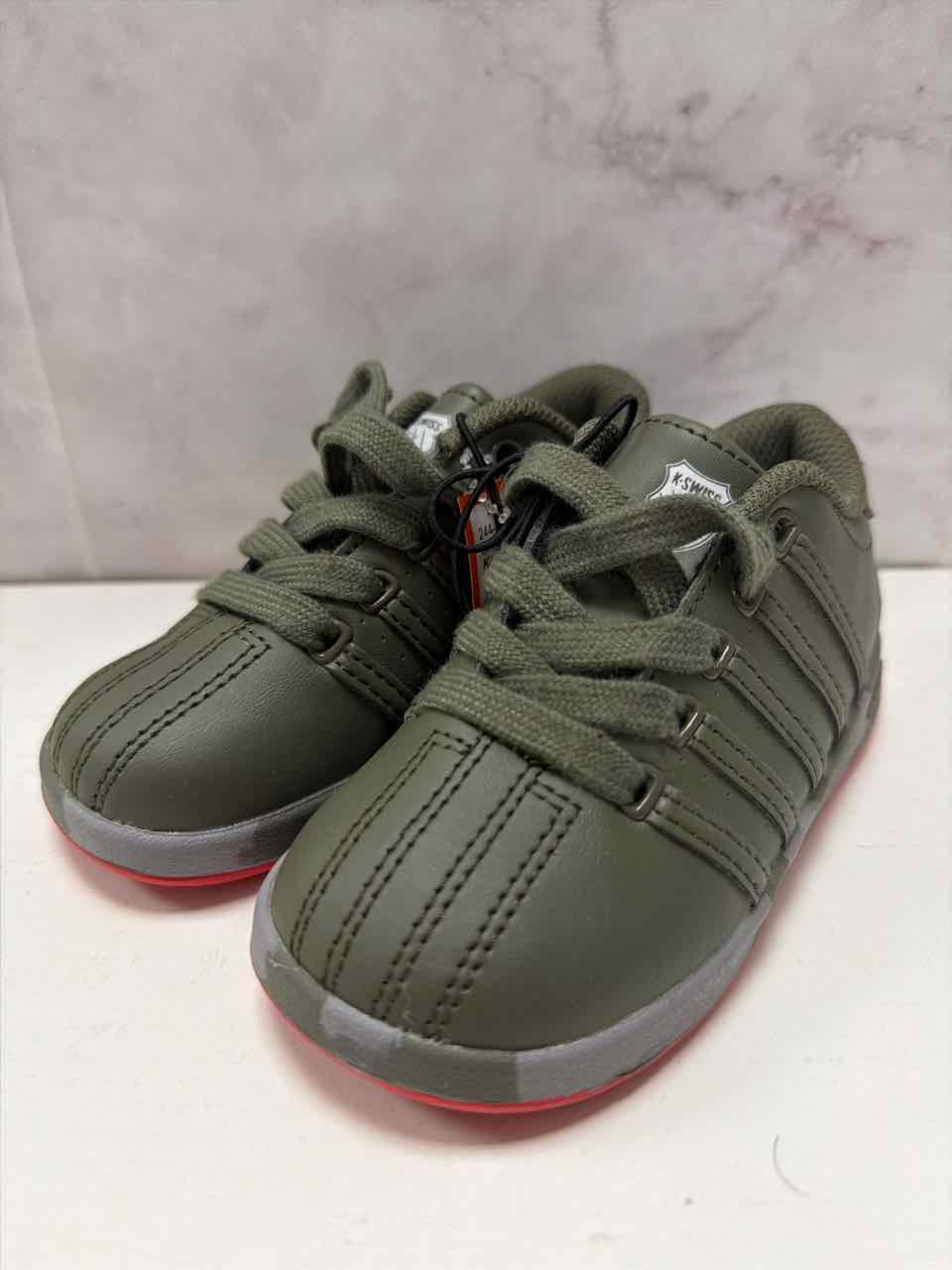 K Swiss Shoe Sizes 7C Army Green Shoes- Casual
