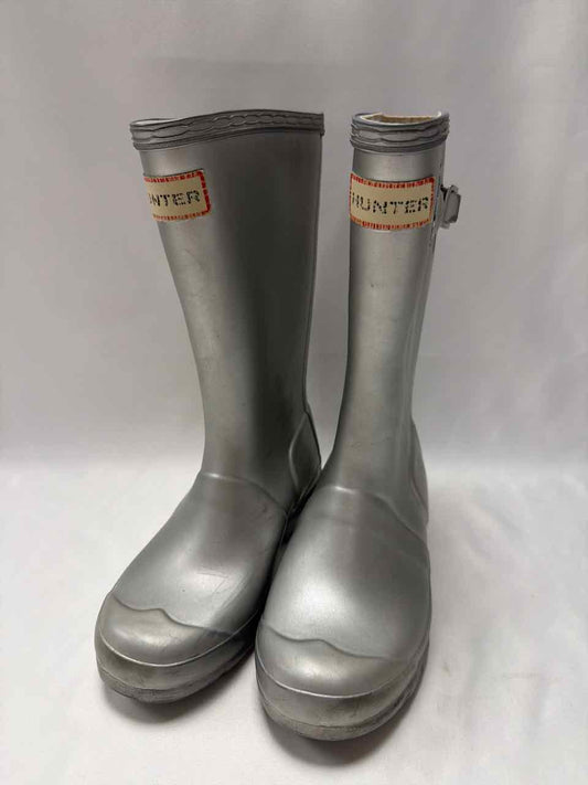 Hunter Shoe Sizes 13C Silver Boots