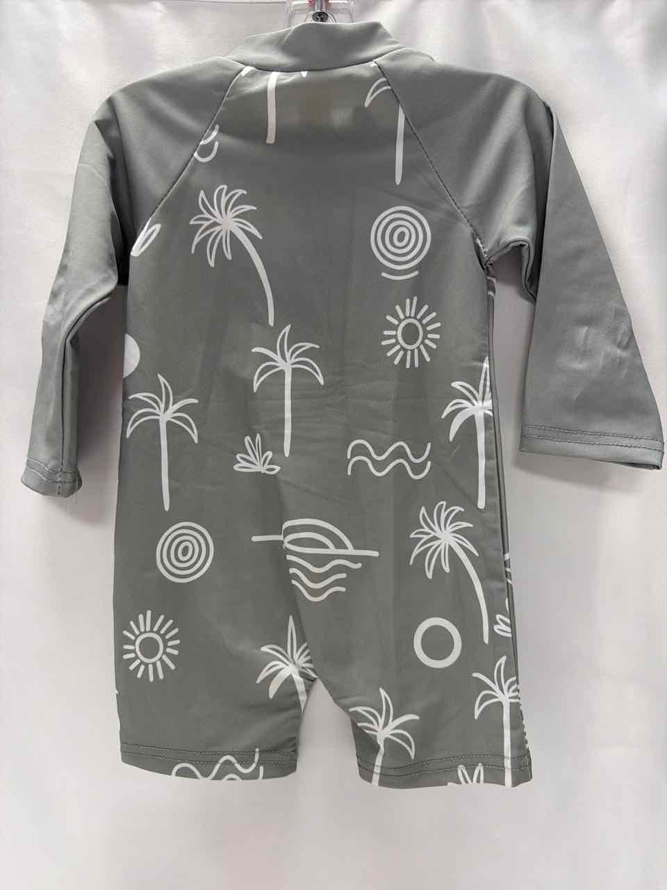 Unbranded Size 6-9 Months Gray Swimsuit- 1pc