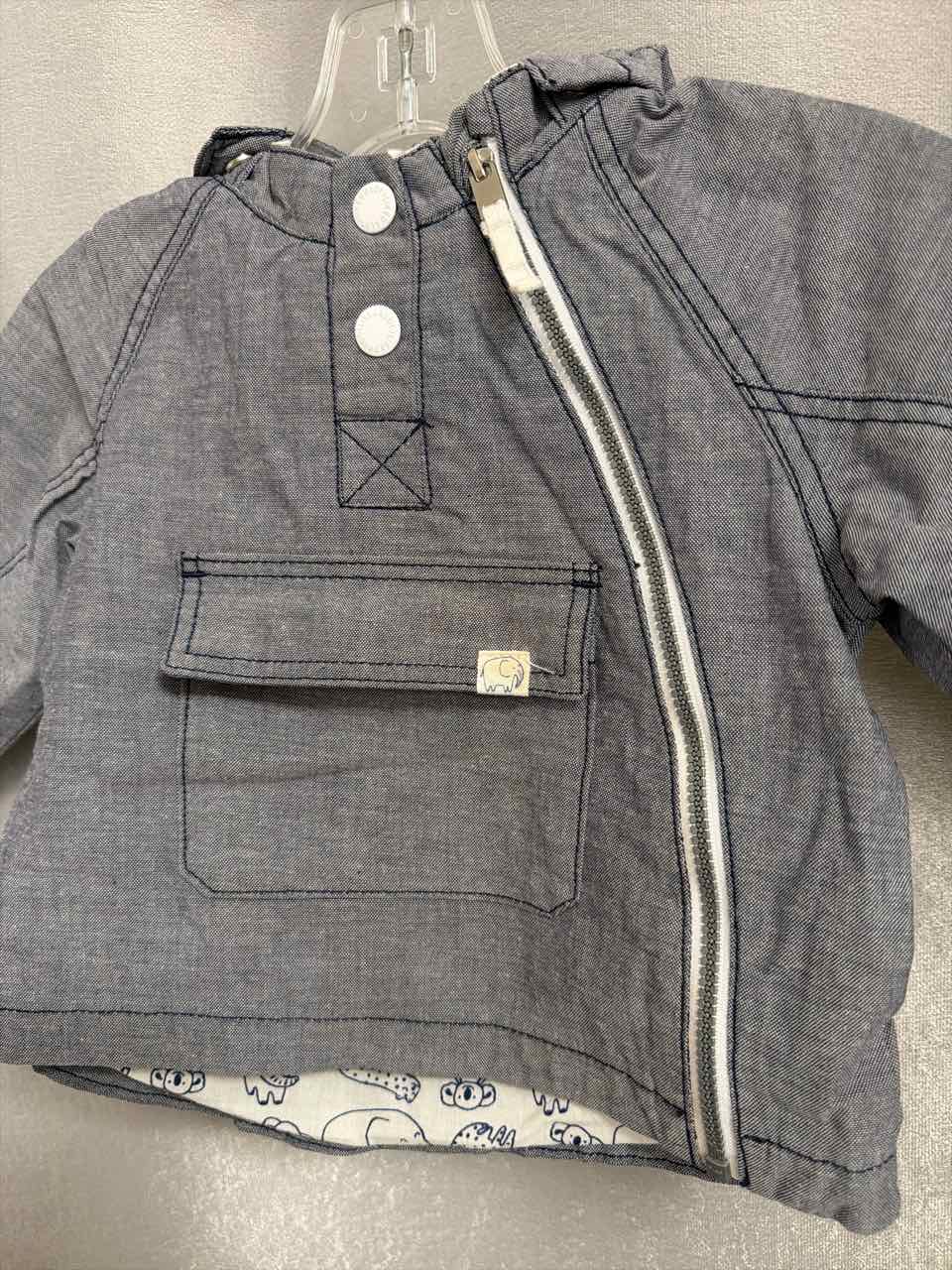 Size 4-6 Months Blue Jacket- Casual