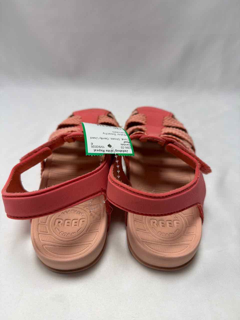 Reef Shoe Sizes 12C Coral Gently Used Sandals