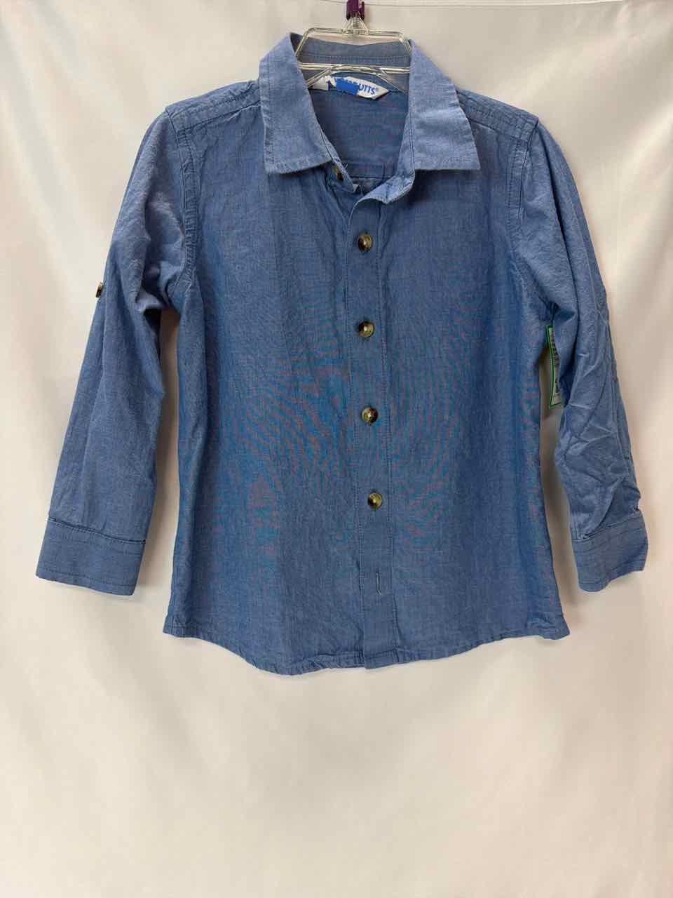 Rugged Butts Size 4T Blue Gently Used Shirt- Casual