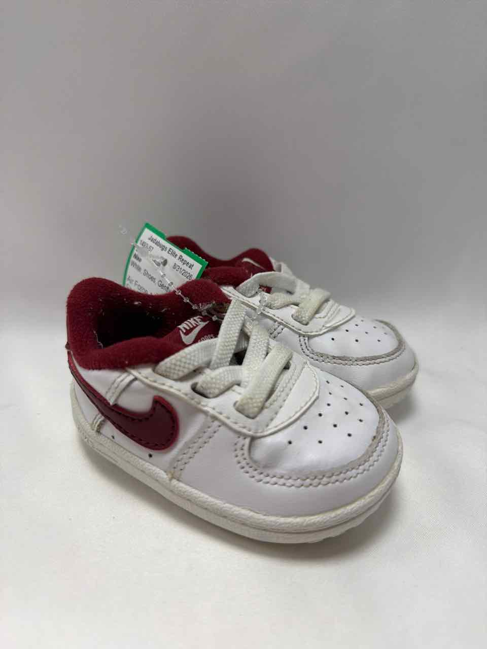 Nike Shoe Sizes 2C White Gently Used Shoes- Casual