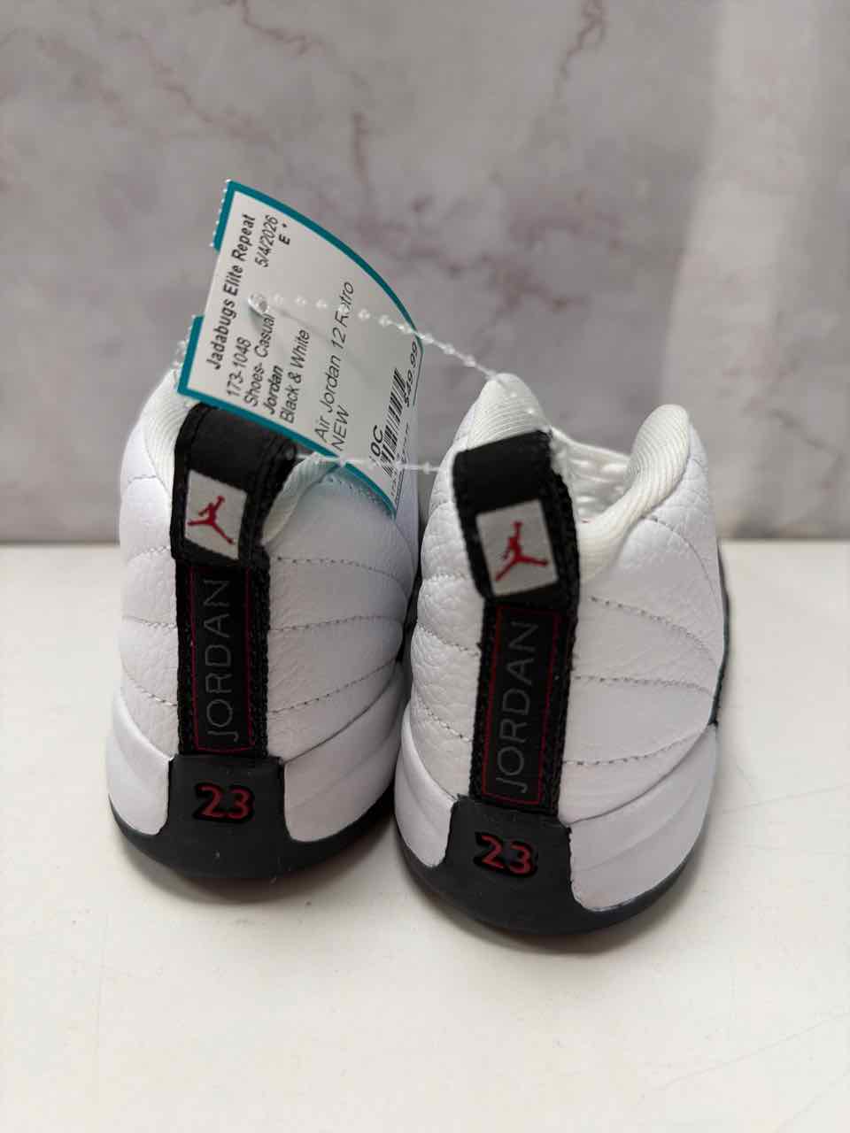 Jordan Shoe Sizes 10C Black & White Shoes- Casual