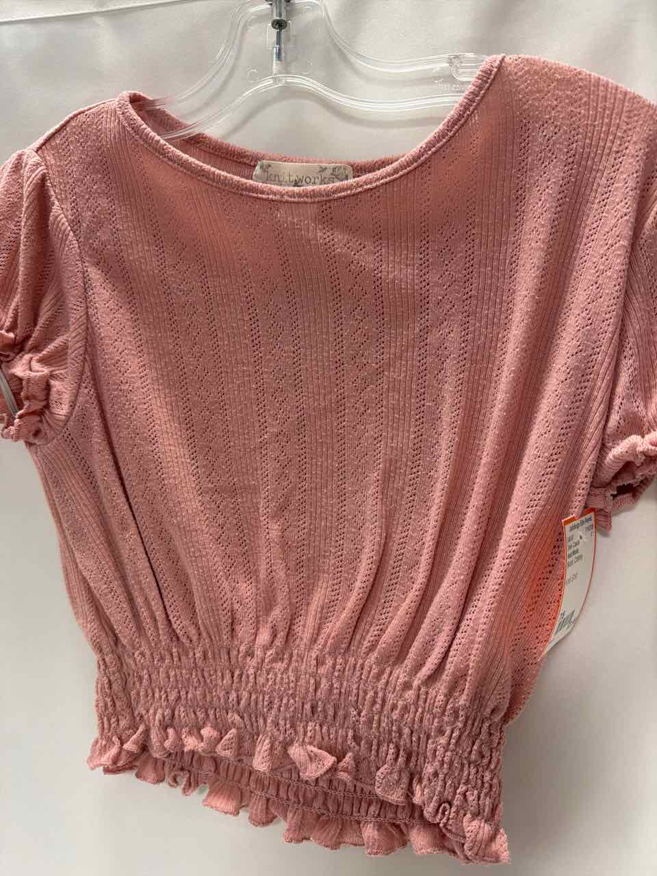 Knit Works Size 7/8 Blush Shirt- Casual