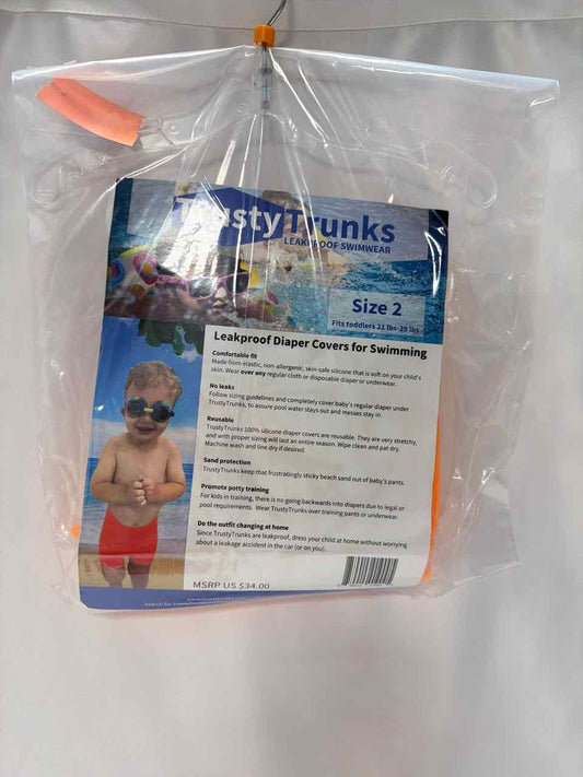 Orange Swim Diaper