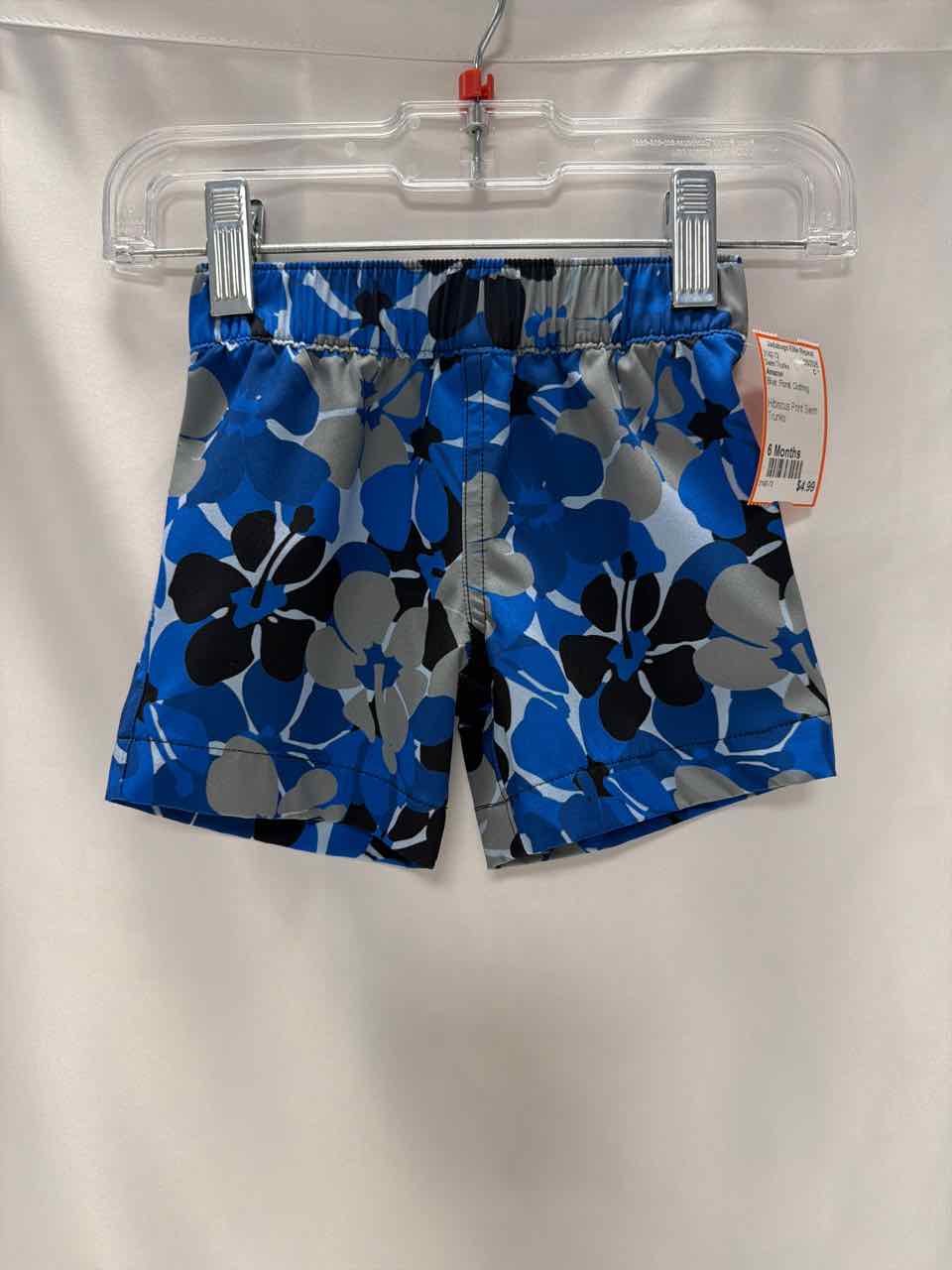 Amazon Size 6 Months Blue Swim Trunks