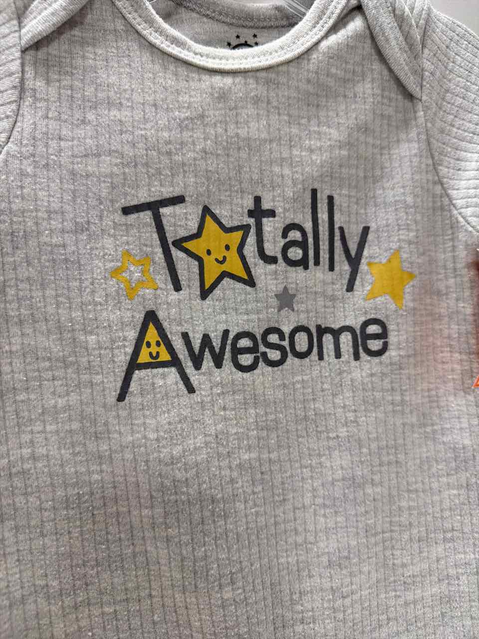 Millie and Myles Size 3-6 months Gray Footie