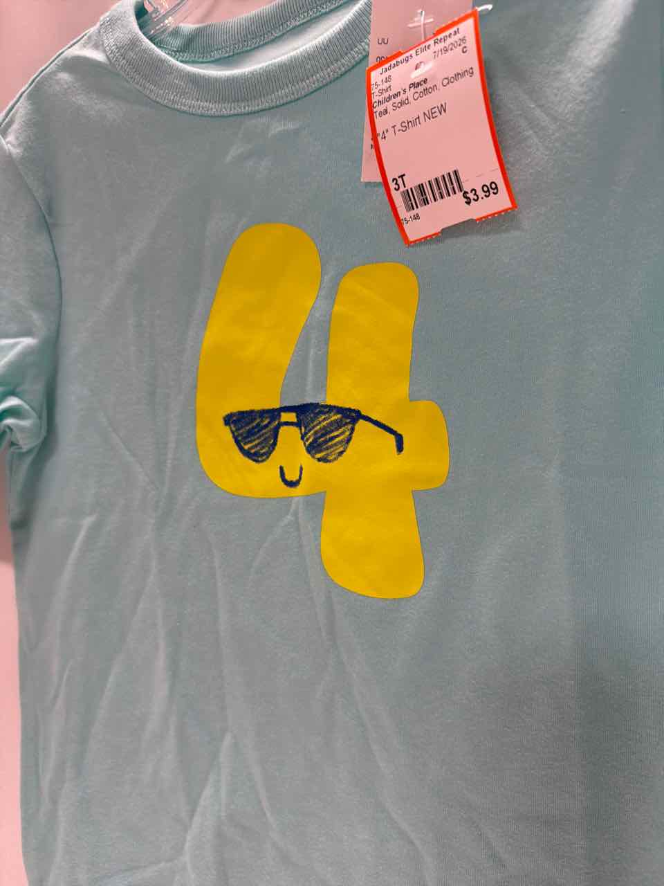 Children's Place Size 3T Teal T-Shirt