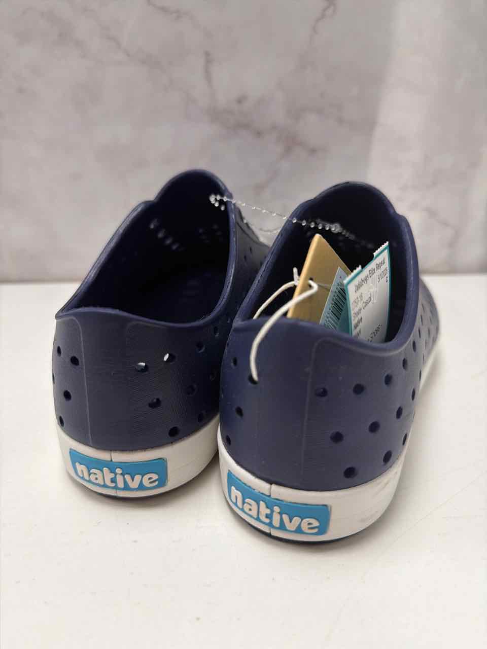 Native Shoe Sizes 2Y Navy Shoes- Casual