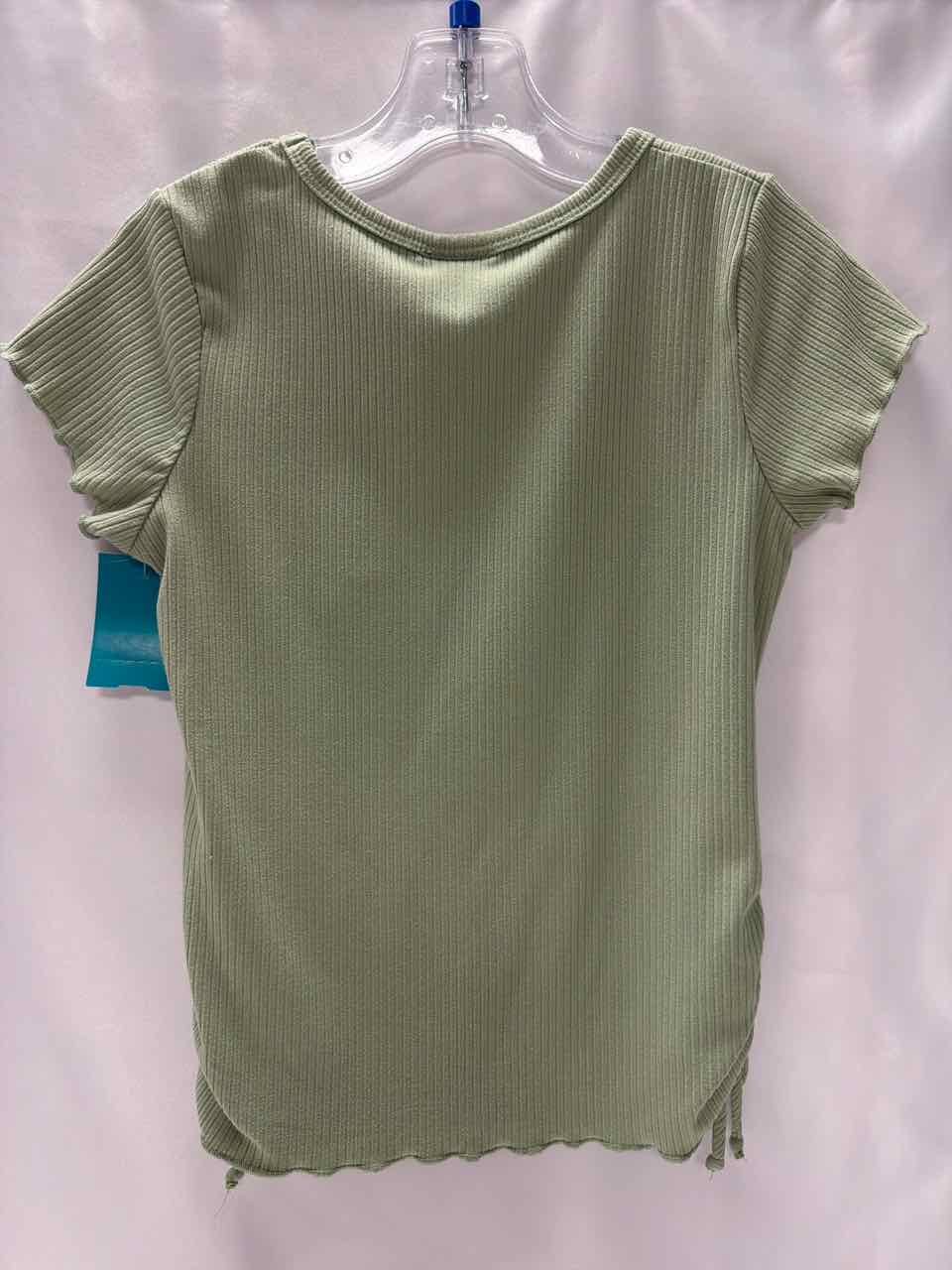 Lily Bleu Size 6 Green Shirt- Casual