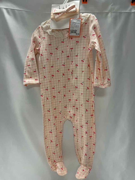 Nicole Miller Size 6-9 Months Pink New With Tags Footie