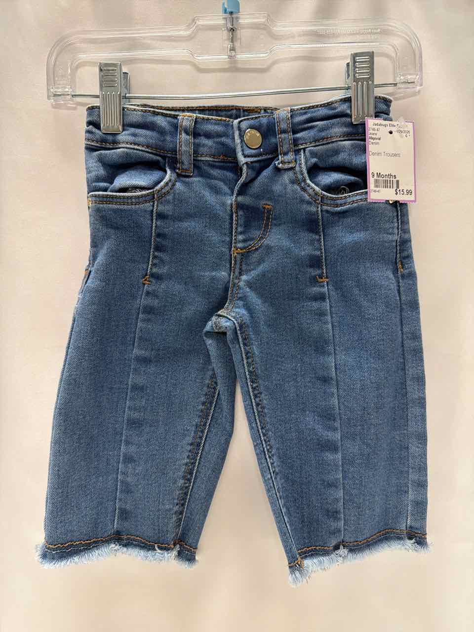 Mayoral Size 9 Months Denim Jeans