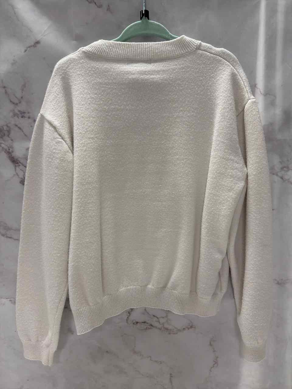 Mayoral Size 7 Cream Sweater