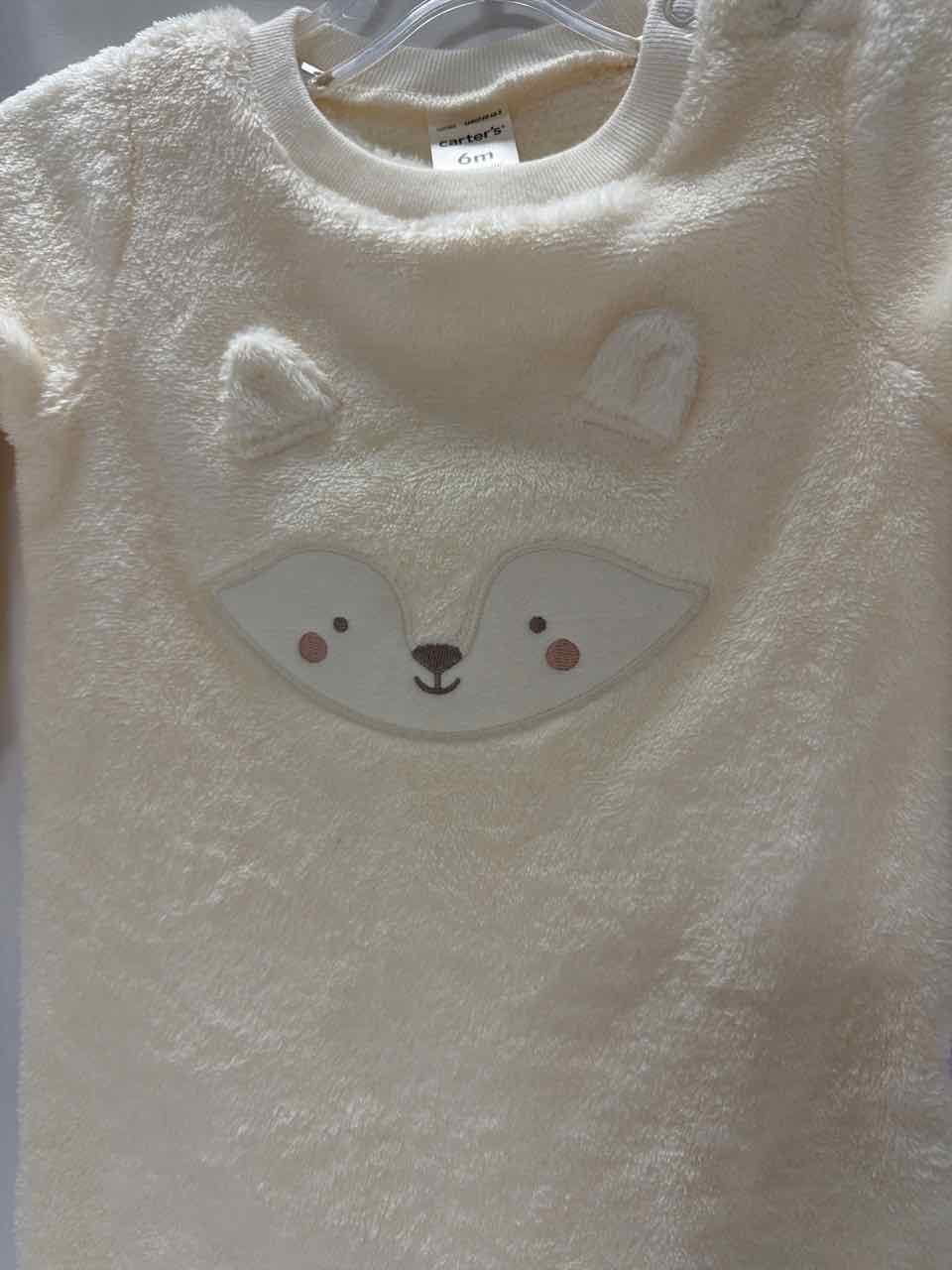 Carter's Size 6 Months Cream Footie