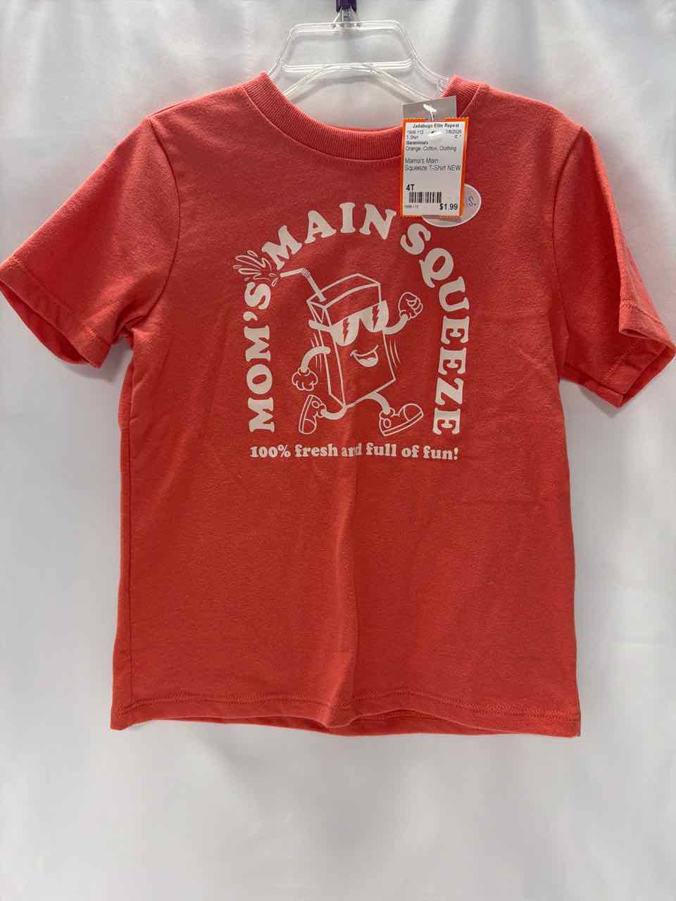Garanimals Size 4T Orange T-Shirt