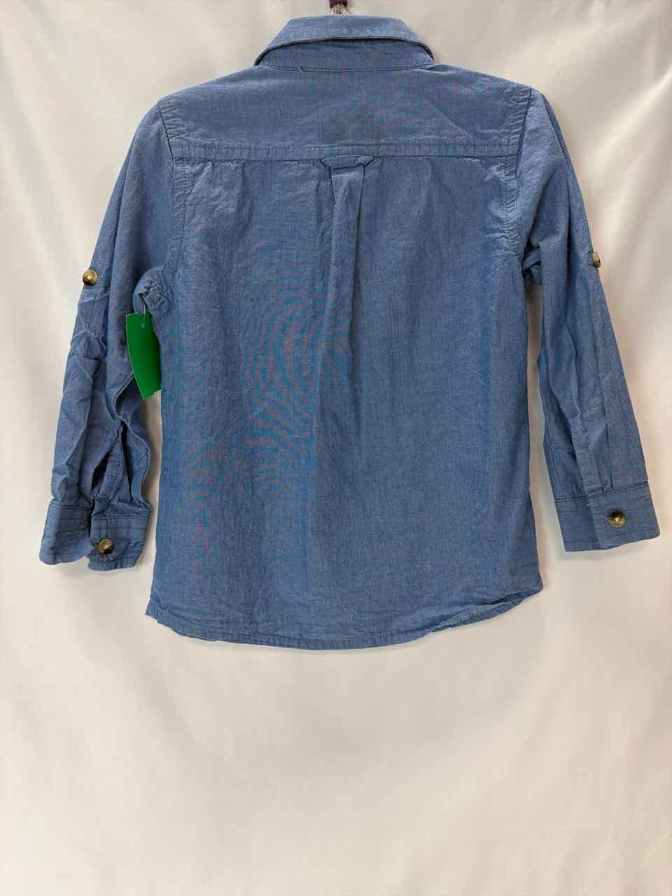 Rugged Butts Size 4T Blue Gently Used Shirt- Casual