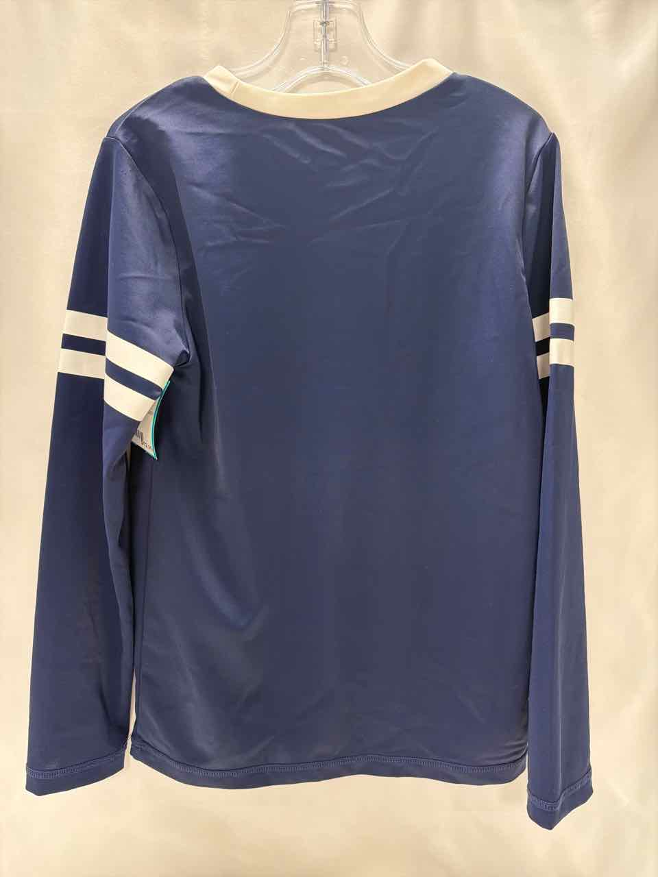 Janie and Jack Size 7 Navy Rash Guard Top