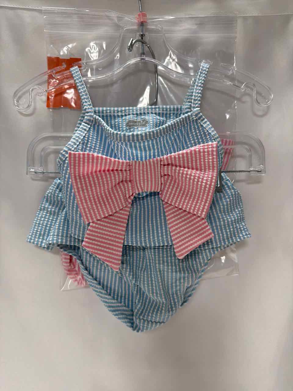 Mud Pie Size 12-18 Months Blue Swimsuit- 3pc