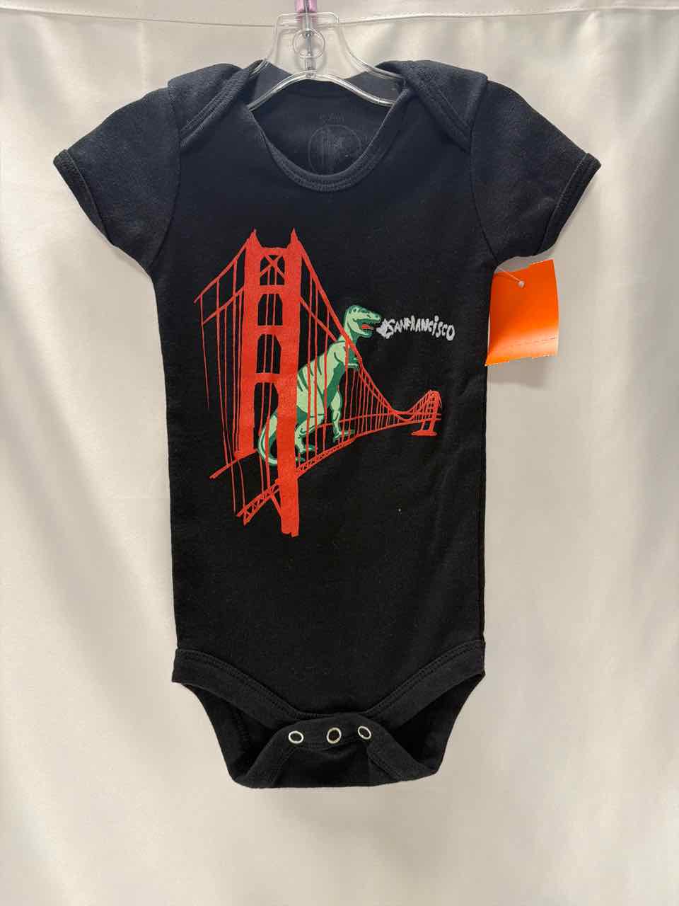 Size 3-6 months Black Onesie