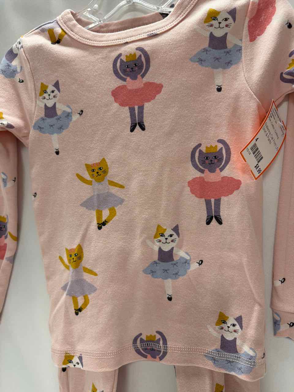 Tea Size 4 Pink Pajamas- 2pc