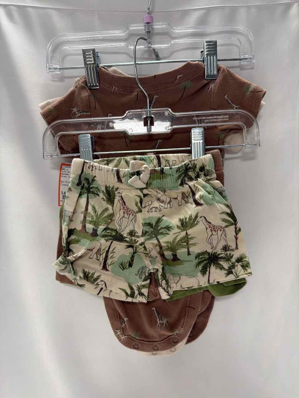 Bundles Size 3-6 months Brown Outfit- 3pc