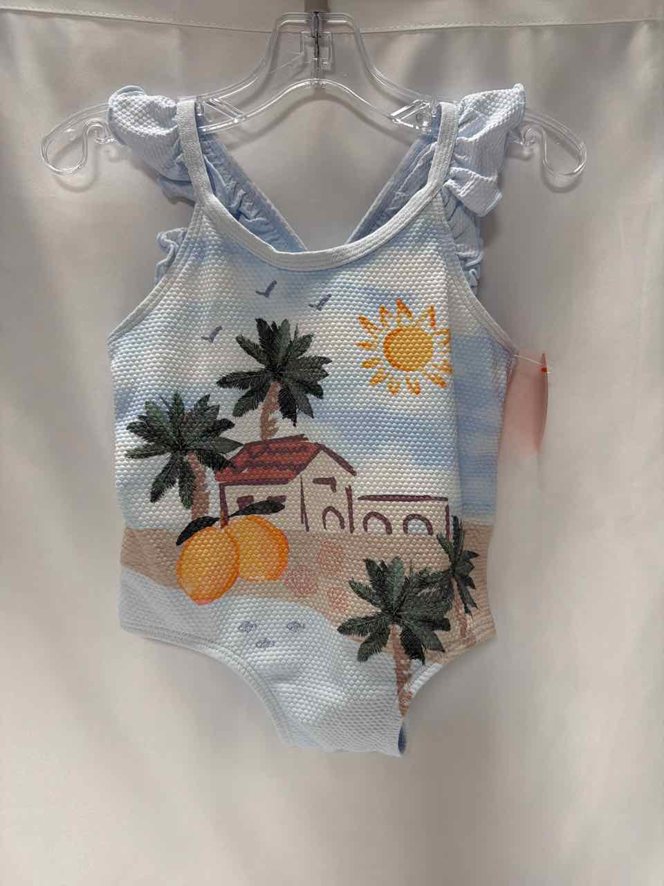H&M Size 18 Months Baby Blue Swimsuit- 1pc