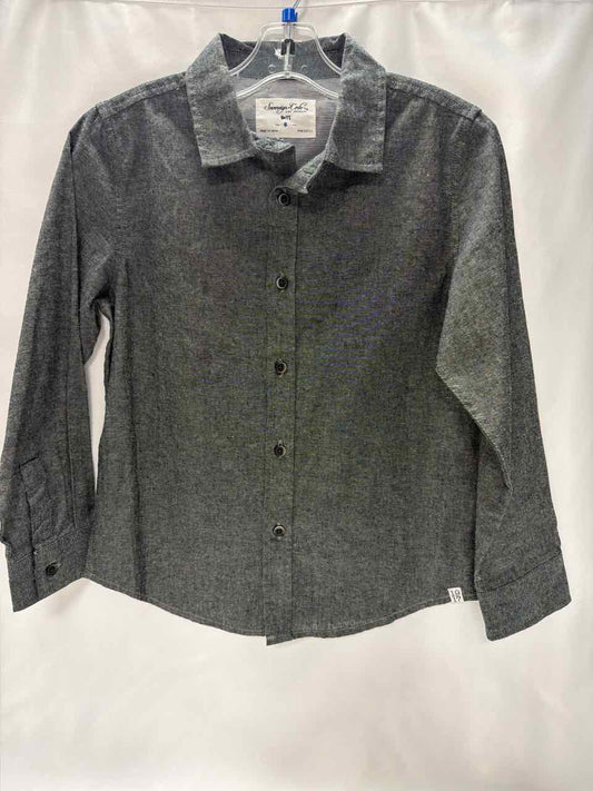 Soverign Code Kids Size 6 Charcoal Shirt- Casual