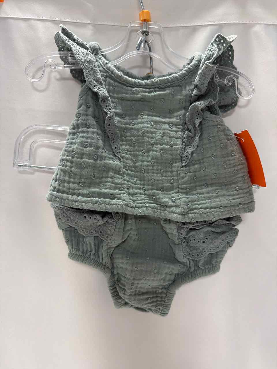 Grayson Size Newborn Green Outfit -2pc