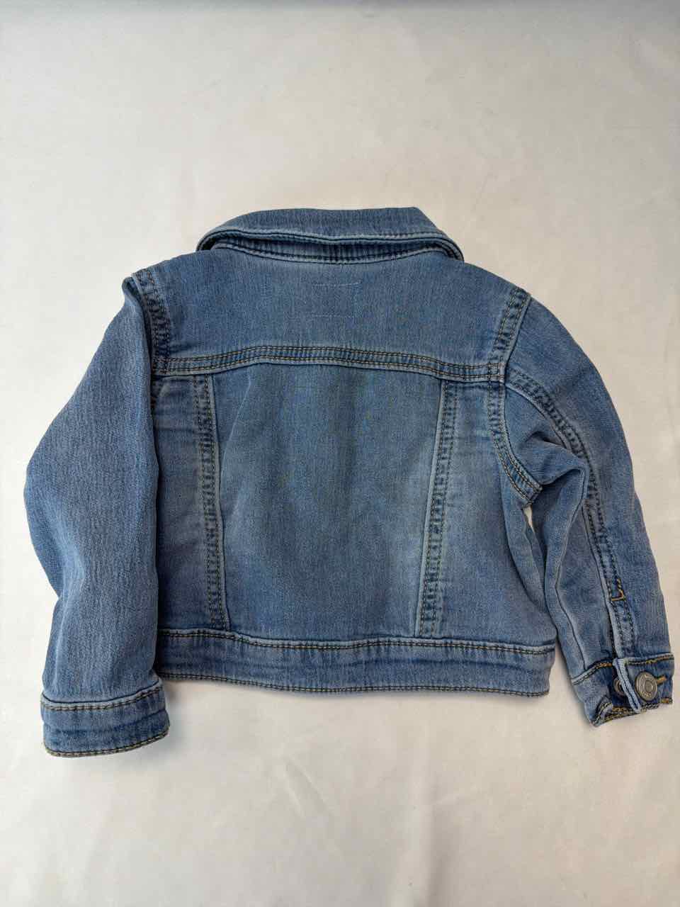 OshKosh Size 9 Months Denim Gently Used Jacket- Casual