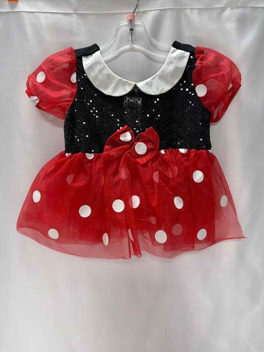 Disney Size 12 Months Red Dress- Casual