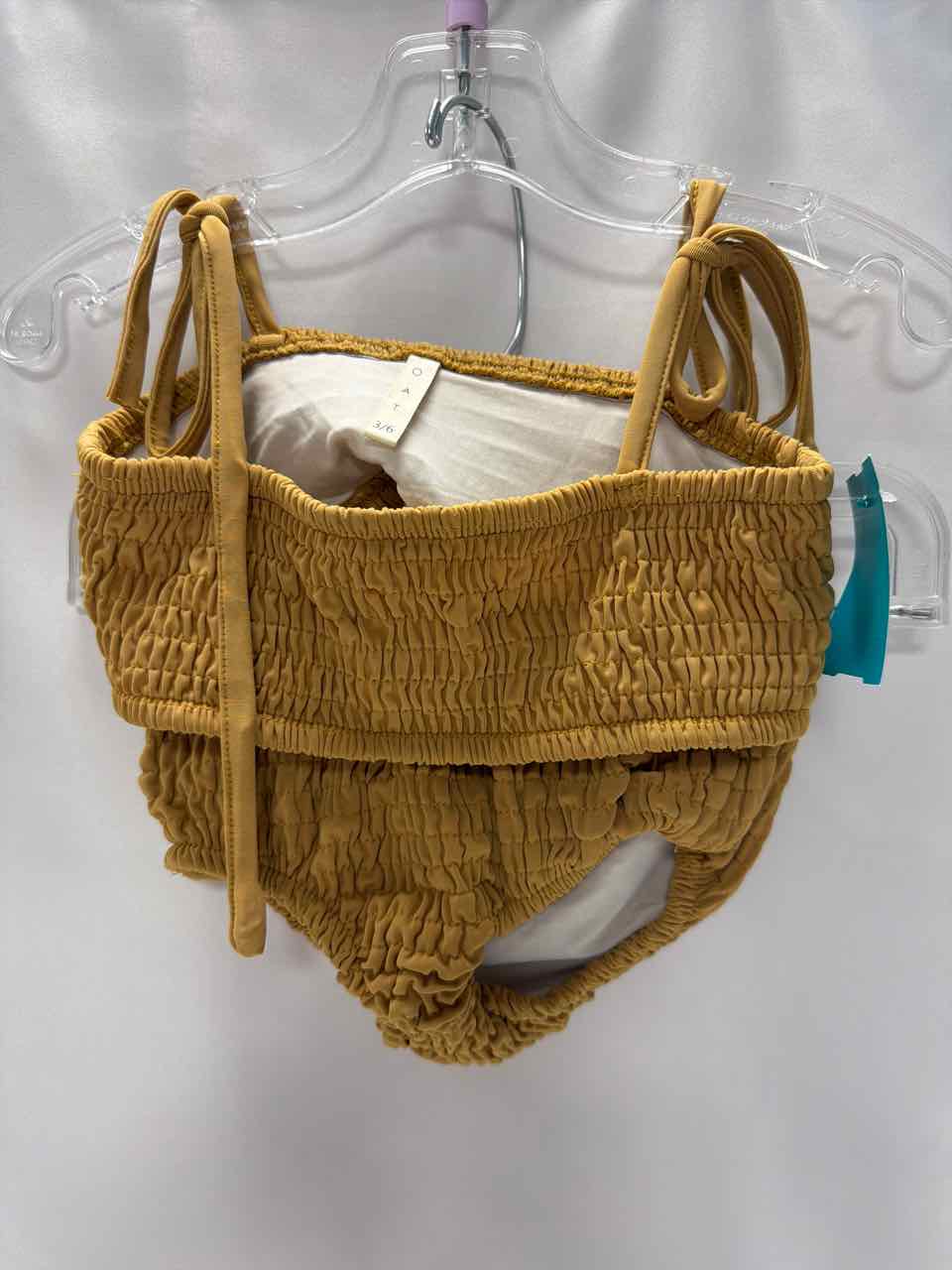 Oat Size 3-6 months Tan Swimsuit- 2pc