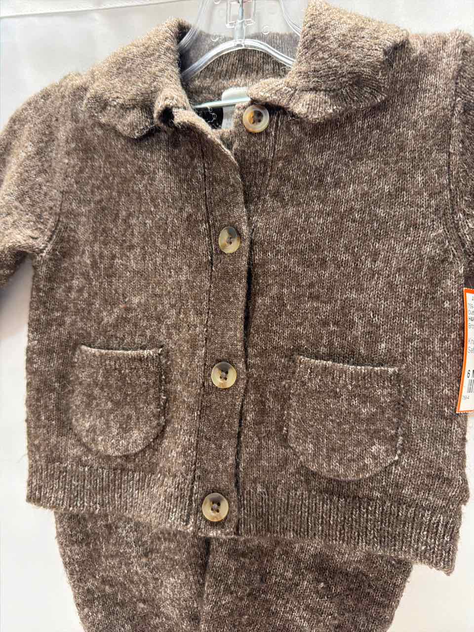 H&M Size 6 Months Brown Outfit -2pc