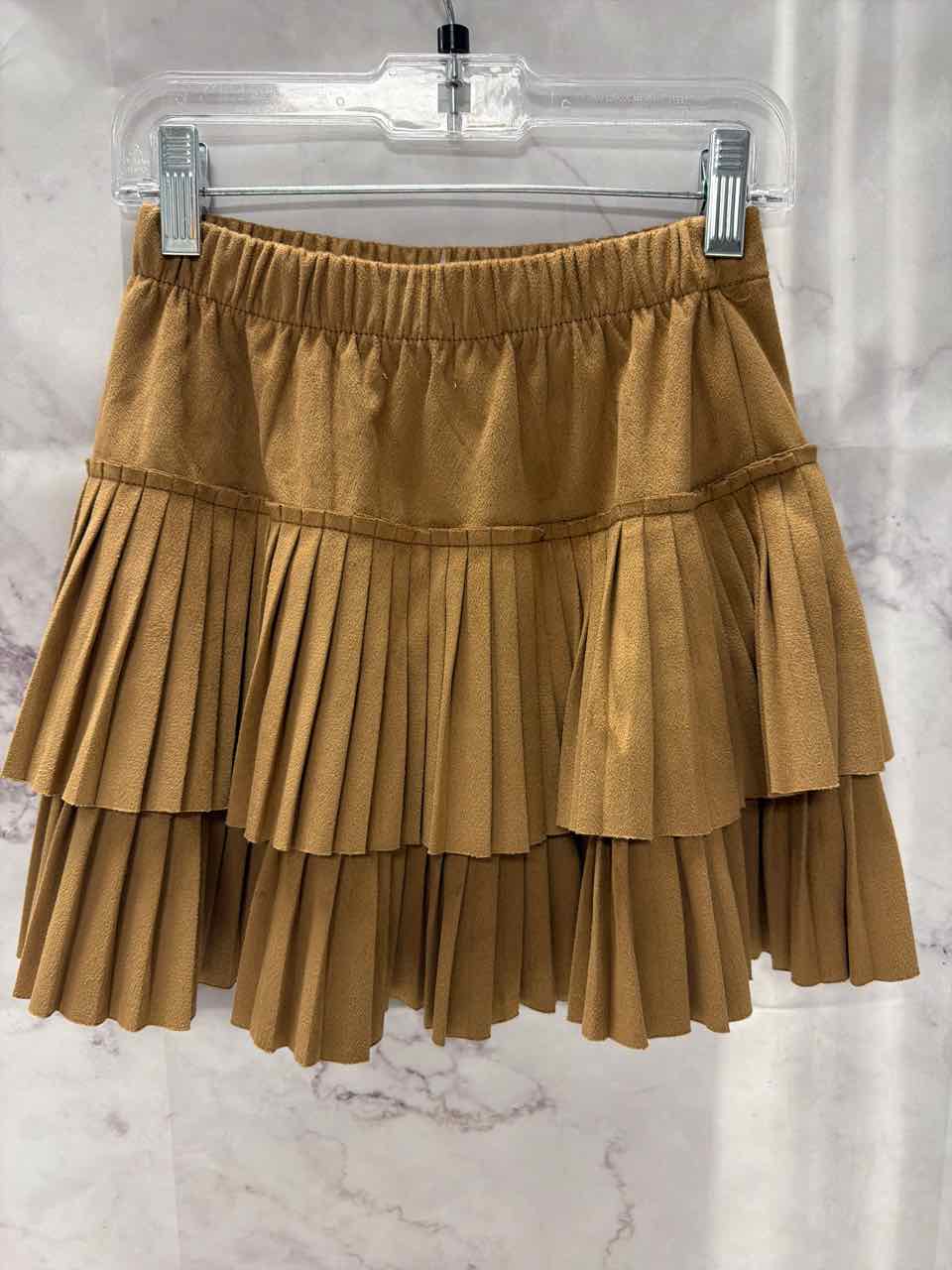 Mayoral Size 7 Brown Skirt- Casual