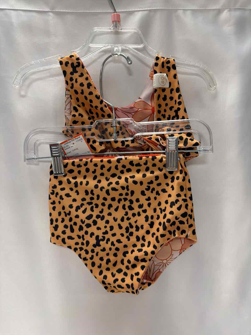 Size 12 Months Brown Swimsuit- 2pc